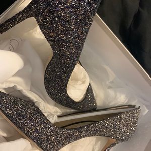 Jimmy Choo galaxy glitter heel